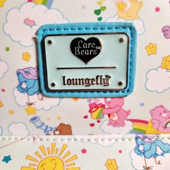 Loungefly Care Bears Mini Backpack 40th Anniversary All Over Pattern Bag - Picture 6 of 11
